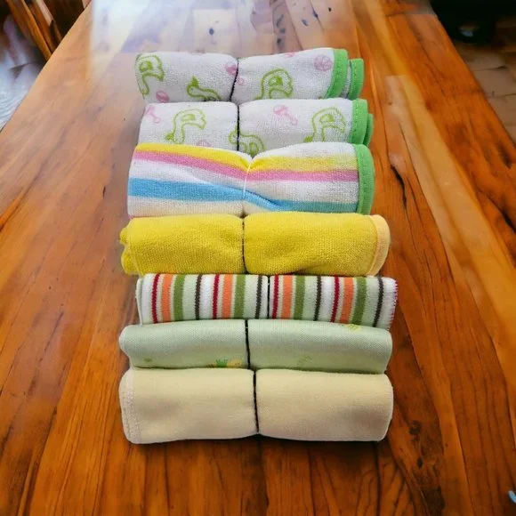 Little Baby Clothes Washcloths Blanket Bundle Set Newborn Bundle